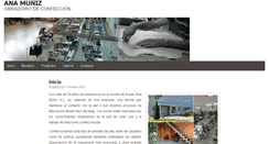 Desktop Screenshot of anamuniz.es